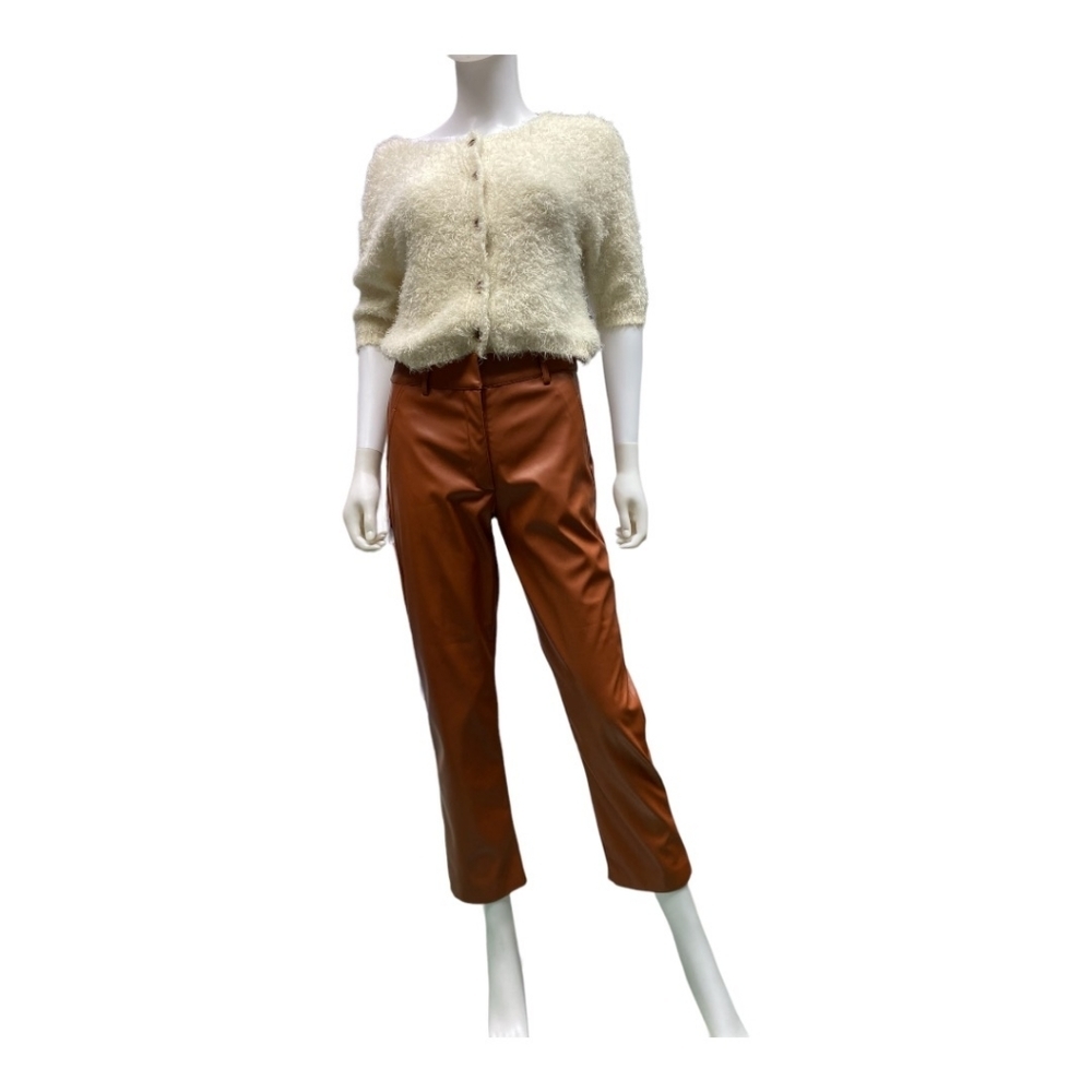 𝅺DELUC PU Leather Pants